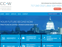 Tablet Screenshot of cclawpc.com